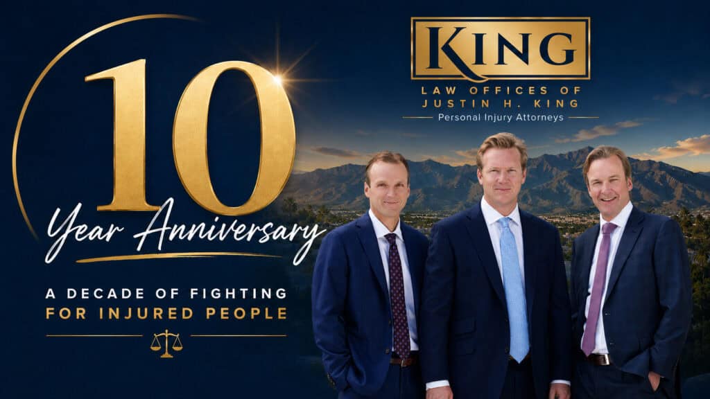 The three King brothers of The Law Offices of Justin H. King in Rancho Cucamonga